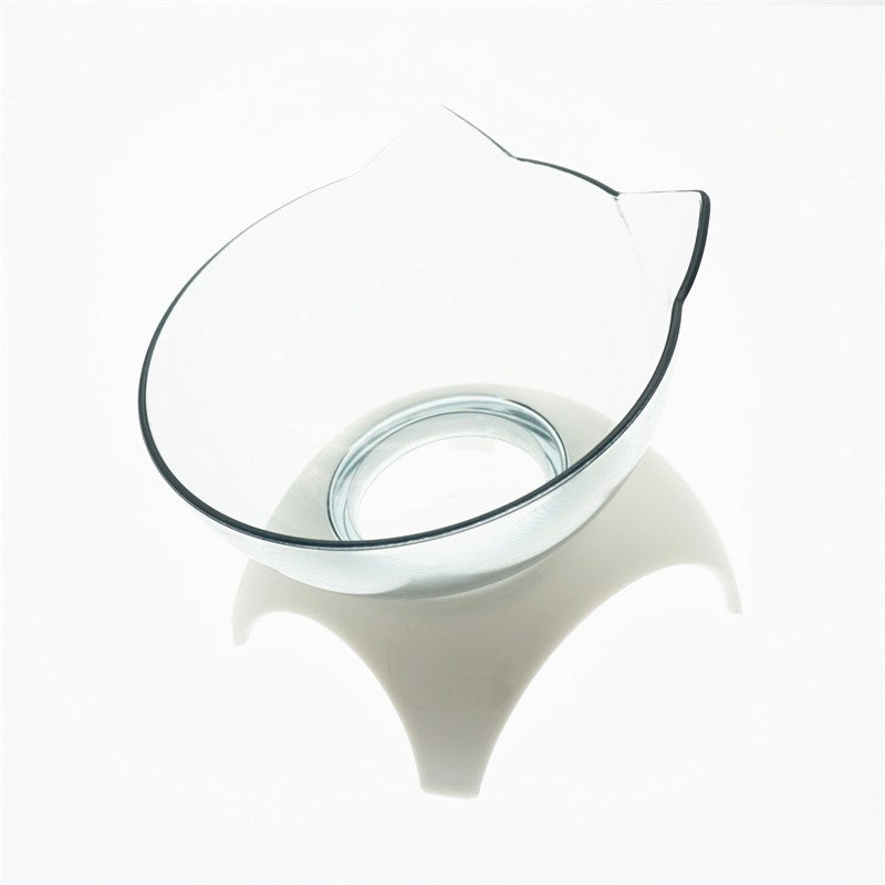 Ergonomic Raised Cat Bowl for Neck Protection