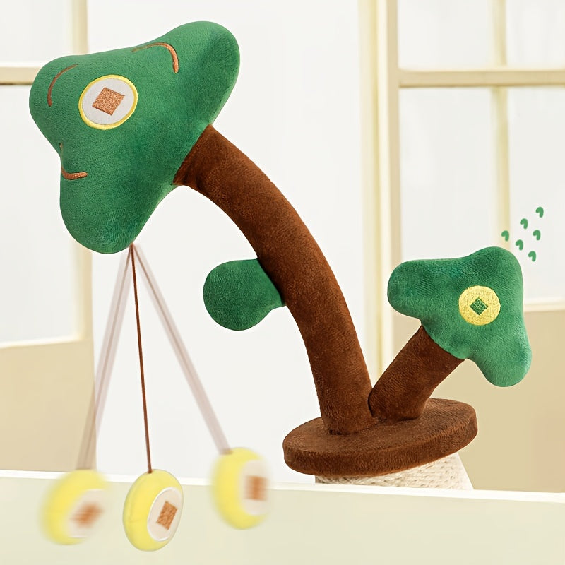 Children's toy with green and brown design on a white background