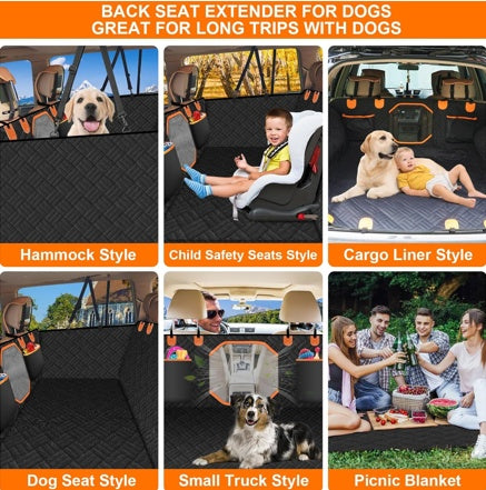 Durable Pet Car Seat Protector for Dogs and Cats